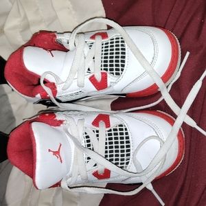 Toddler Nike Air Jordan 4 IV White/Varsity Red 2012